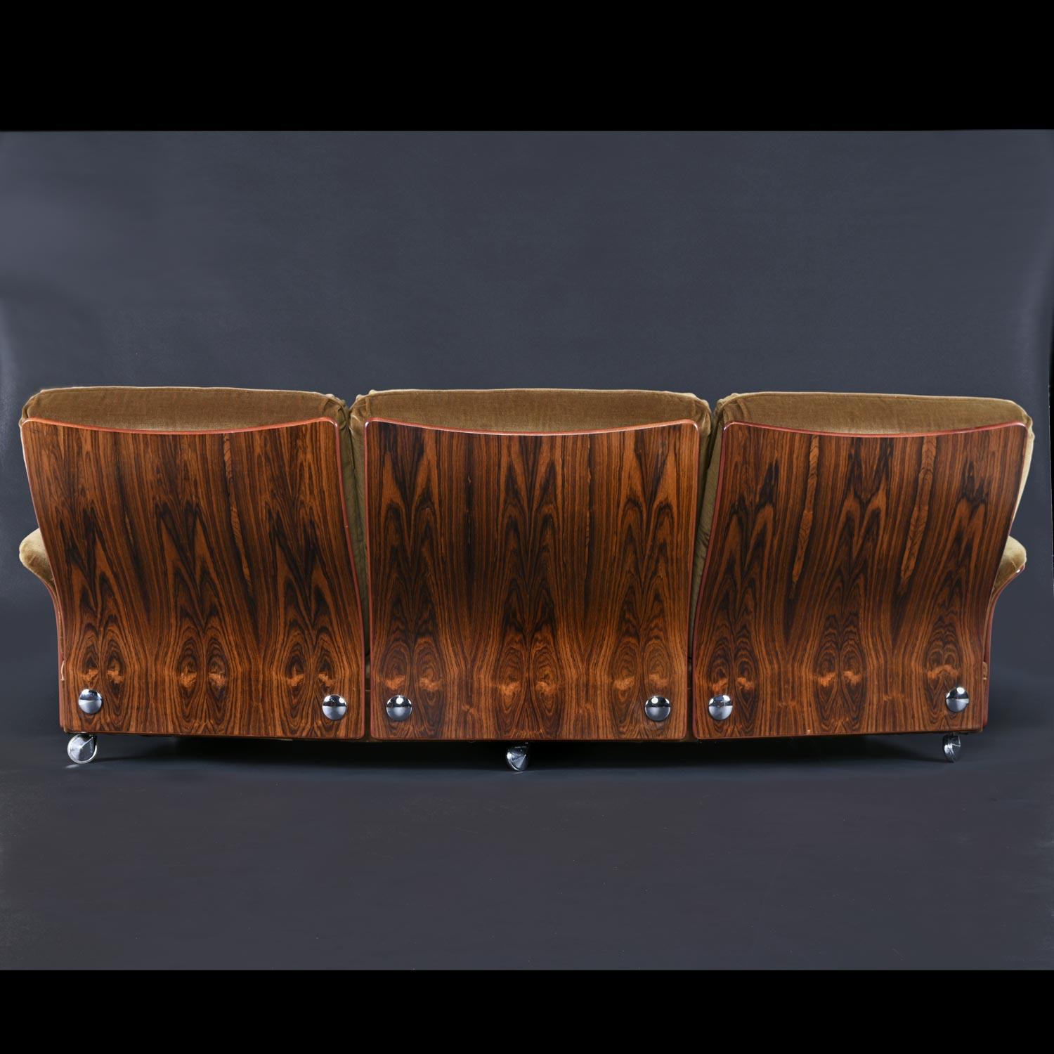 Tulip Seating Group in Rosewood by K M Wilkins for G-Plan of England For Sale 1