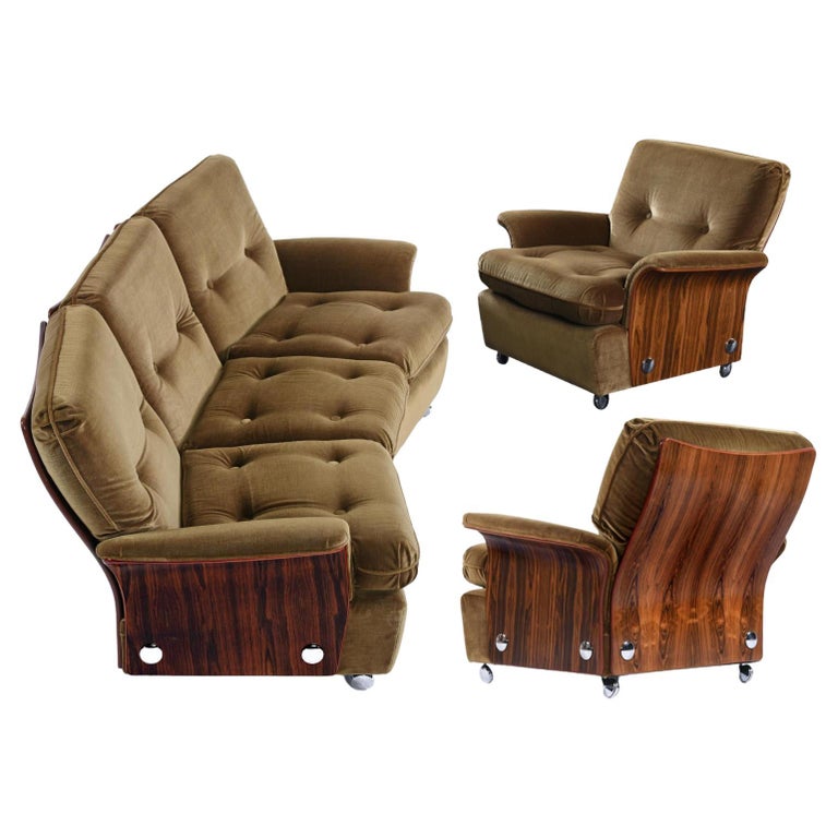 Tulip Seating Group in Rosewood by K M Wilkins for GPlan of England