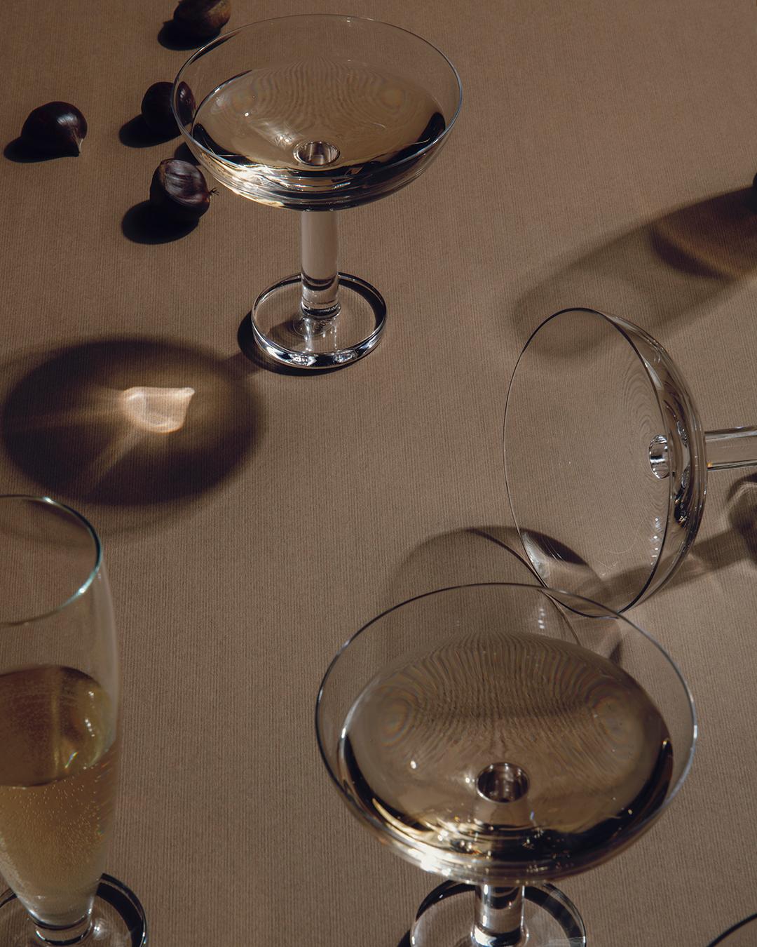 Tulpen-Set aus 6 Champagnerkelchen von Aldo Cibic im Zustand „Neu“ im Angebot in Milan, IT