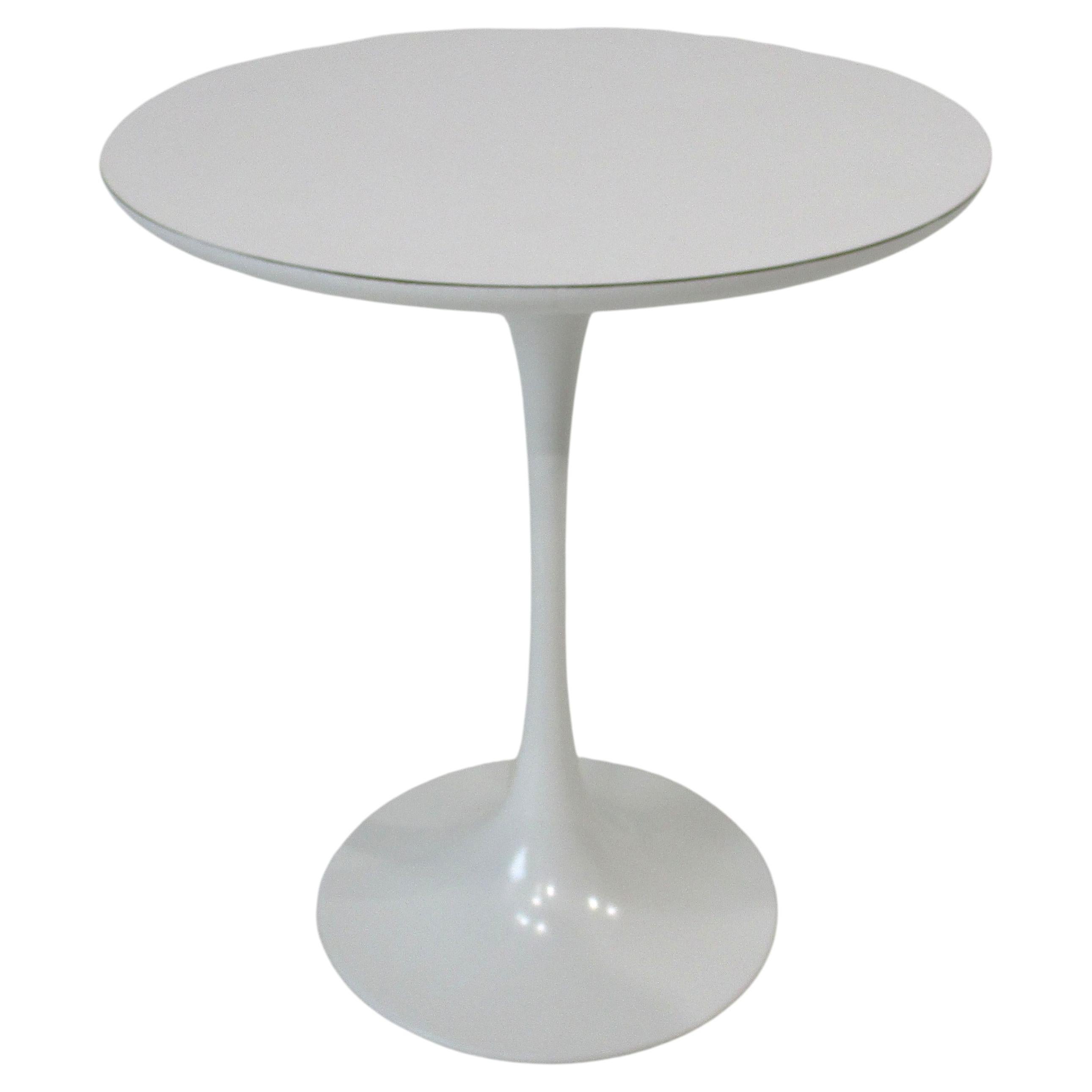 Tulip Side Table by Maurice Burke in the style of Saarinen Knoll For Sale