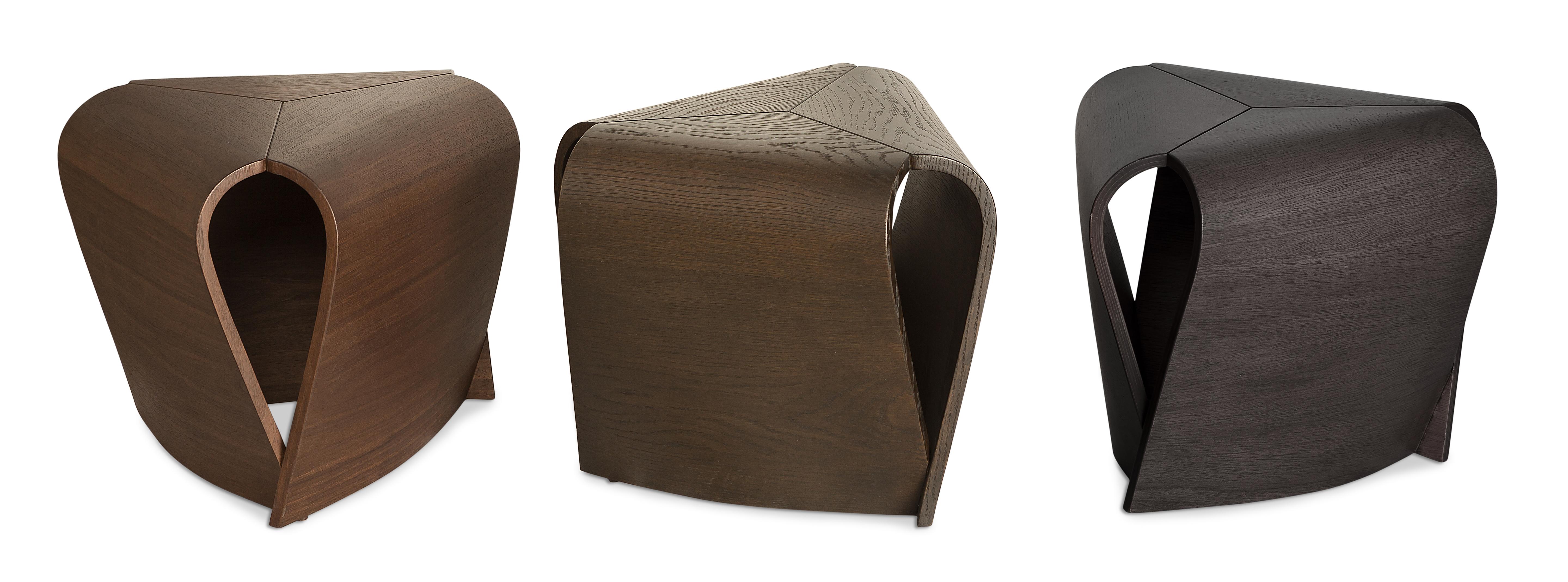 Inspired by the Tulip Era of the Ottoman Empire, the ‘Tulip Collection’ stands out with its eye-catching aesthetics. A new detail can be discovered from every angle of our ‘Tulip Side Table’ that’s created by 3 identical sculptural forms made of