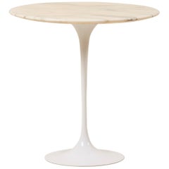 Tulip Side Table with White Marble Top by Eero Saarinen for Knoll International