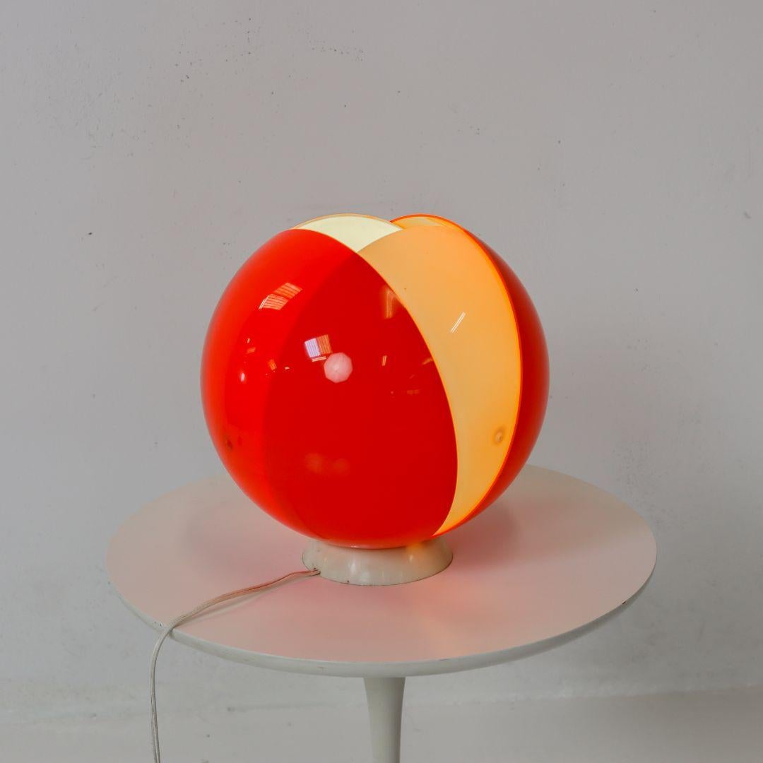 French Tulip Space Age Table Lamp For Sale