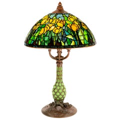 Antique Tulip Table Lamp by Tiffany Studios