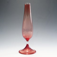 Tulip Vase by Nils Landberg for Orrefors, Sweden ca. 1957