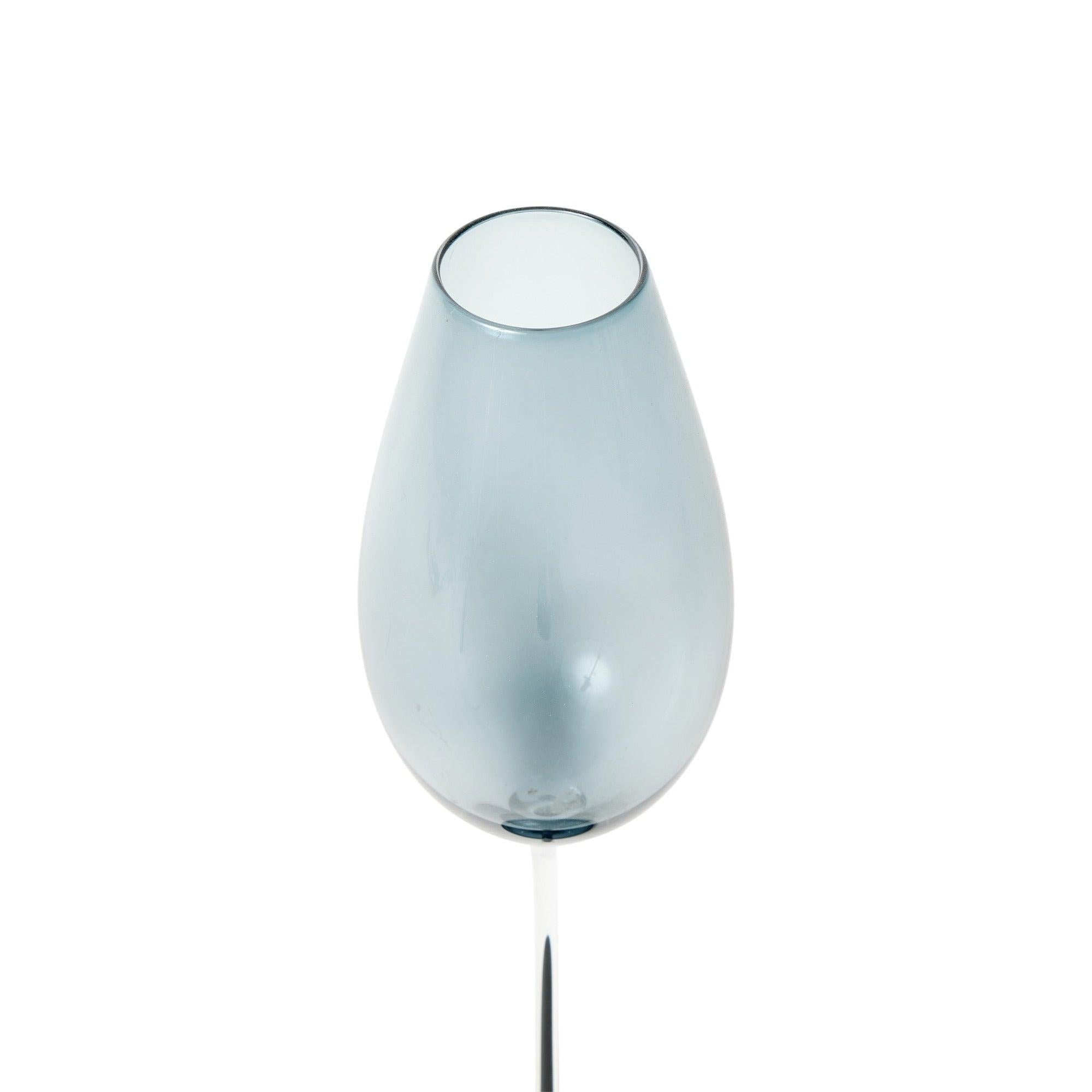 Svedese Vaso Tulipano di Nils Landberg per Orrefors, 1956 in vendita