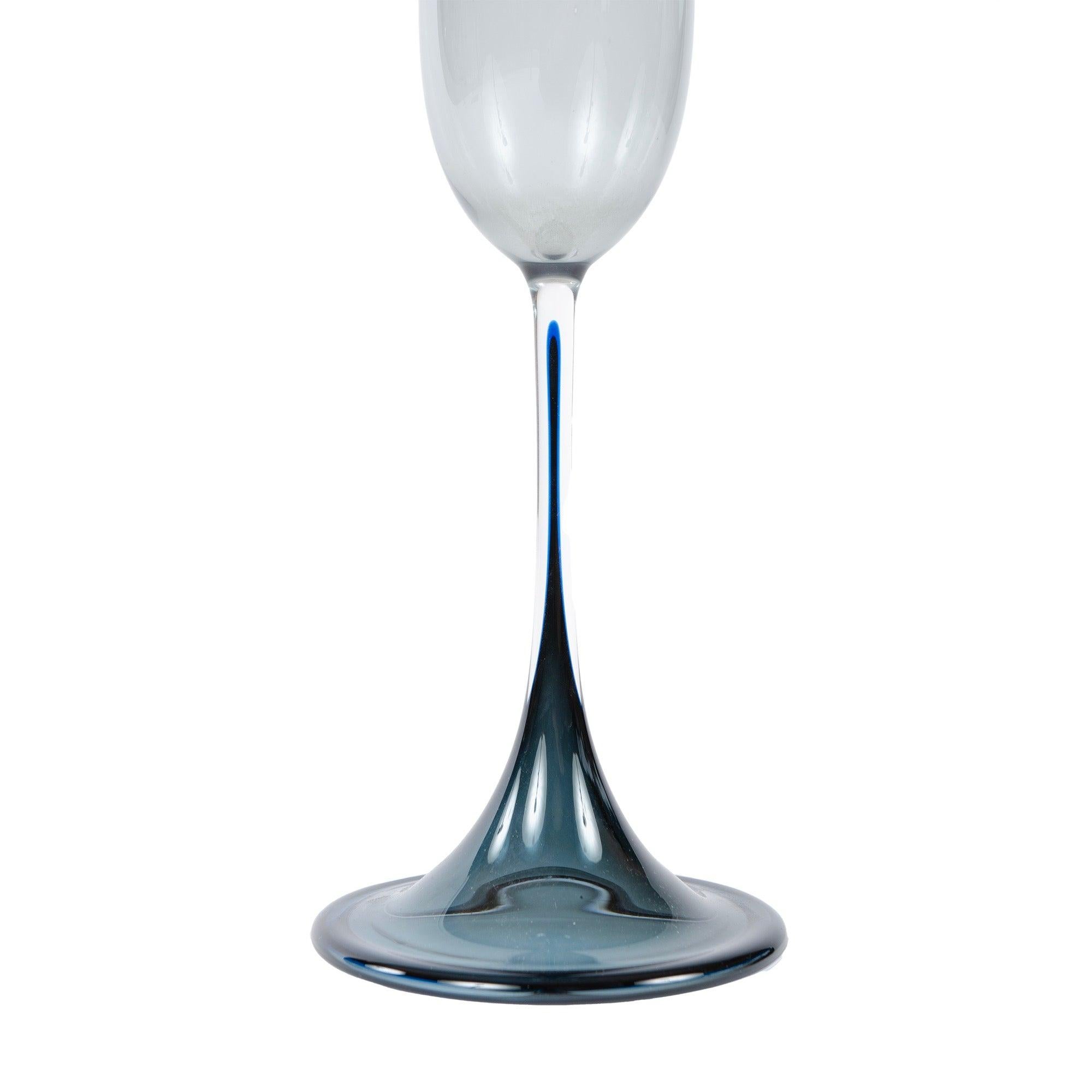 Svedese Vaso Tulipano di Nils Landberg per Orrefors, 1956 in vendita