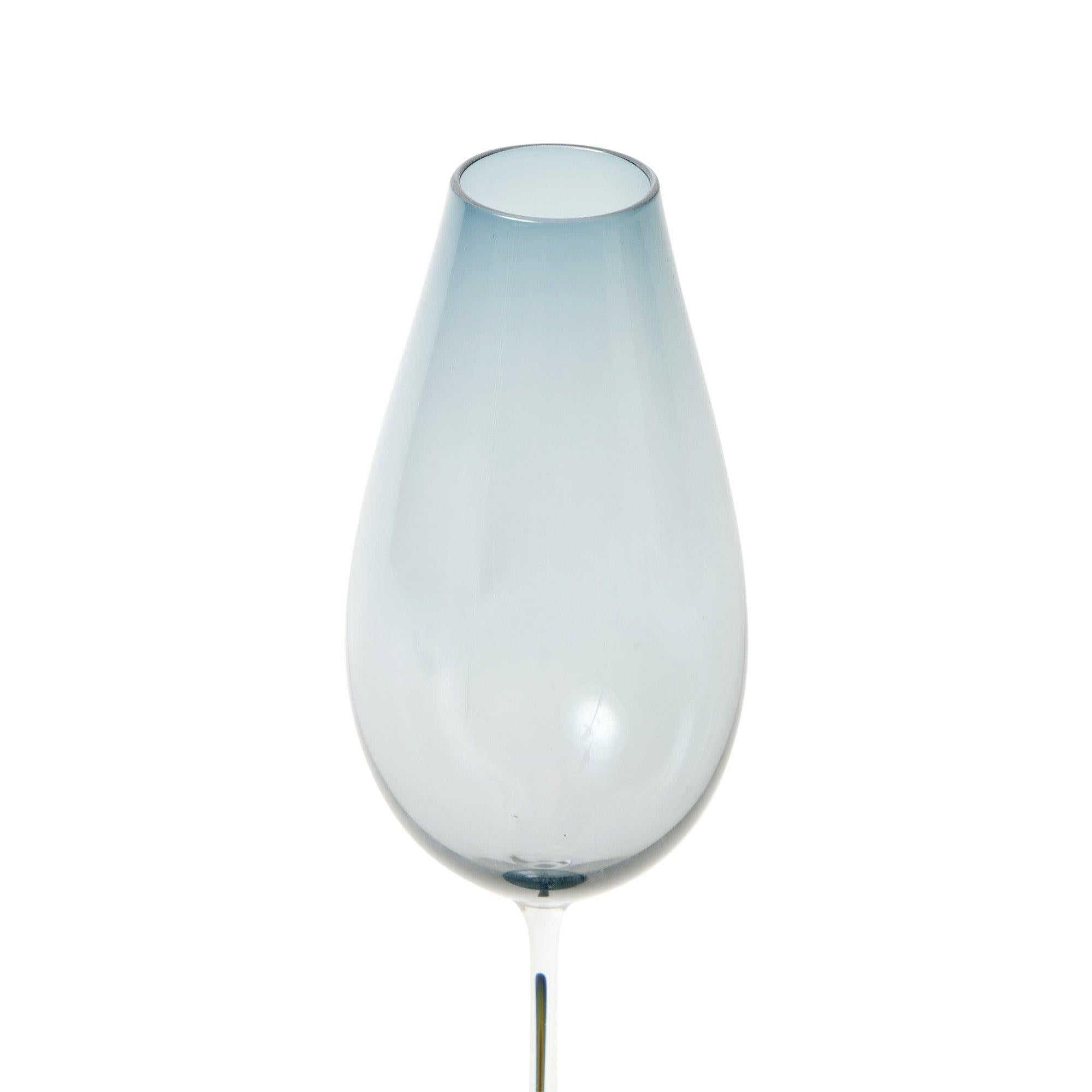 Svedese Vaso Tulipano di Nils Landberg per Orrefors, 1956 in vendita