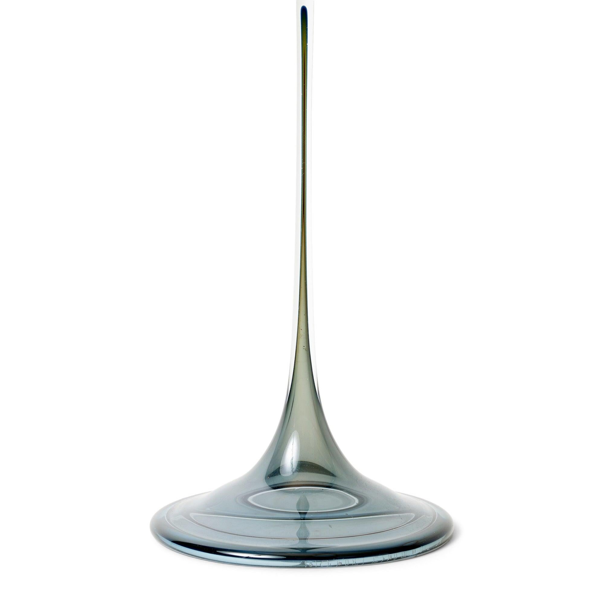 Vaso Tulipano di Nils Landberg per Orrefors, 1956 In condizioni ottime in vendita a Sagaponack, NY