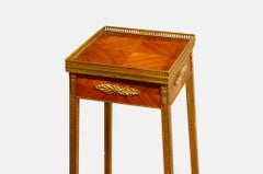 Tulip Wood and Gilt Urnstand