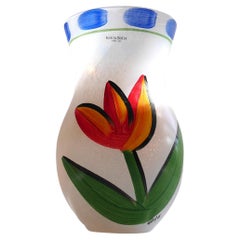 "Tulipa" glass vase by Ulrika Hydman-Vallien for Kosta, Sweden