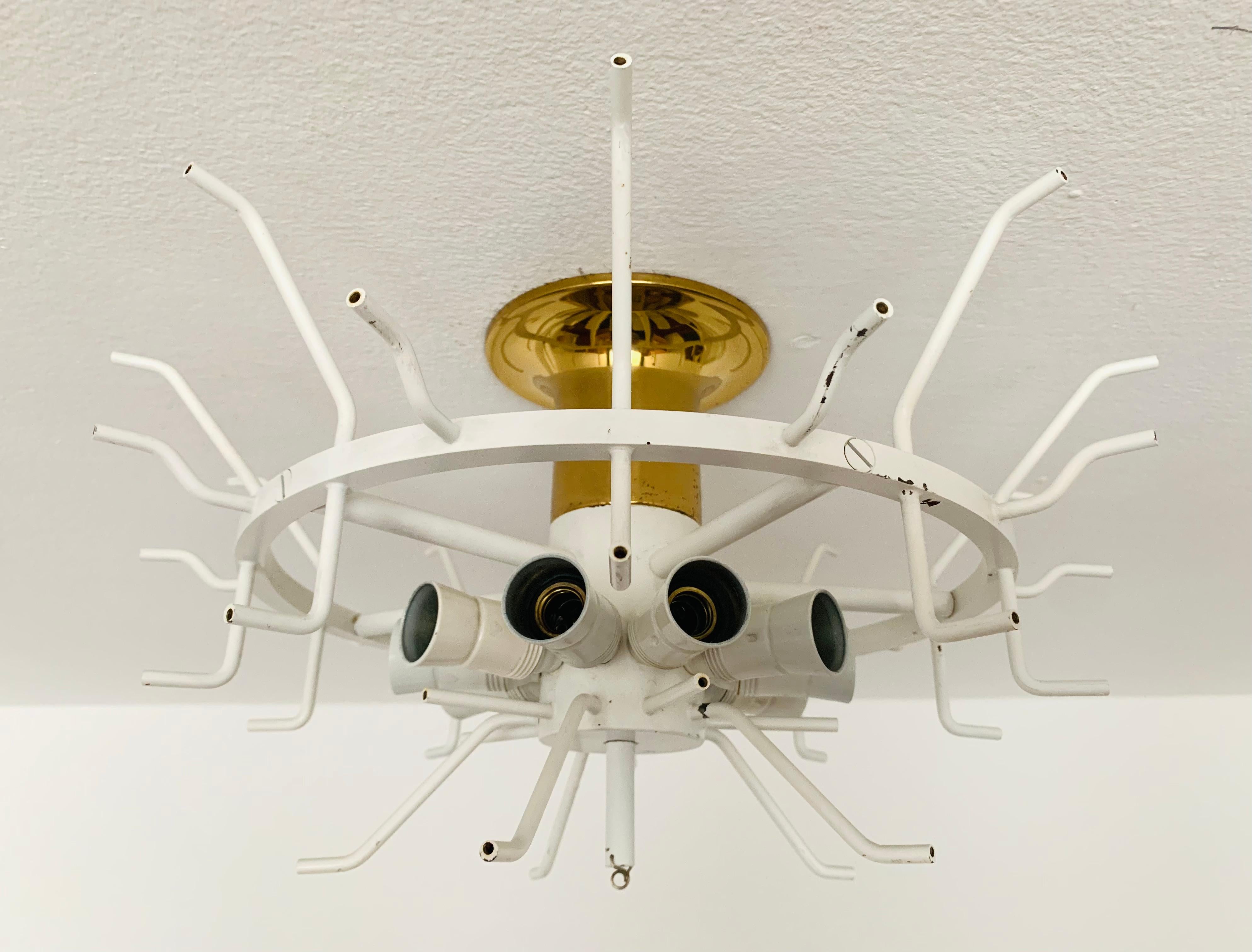 Tulipan Ceiling Chandelier by J.T. Kalmar For Sale 8