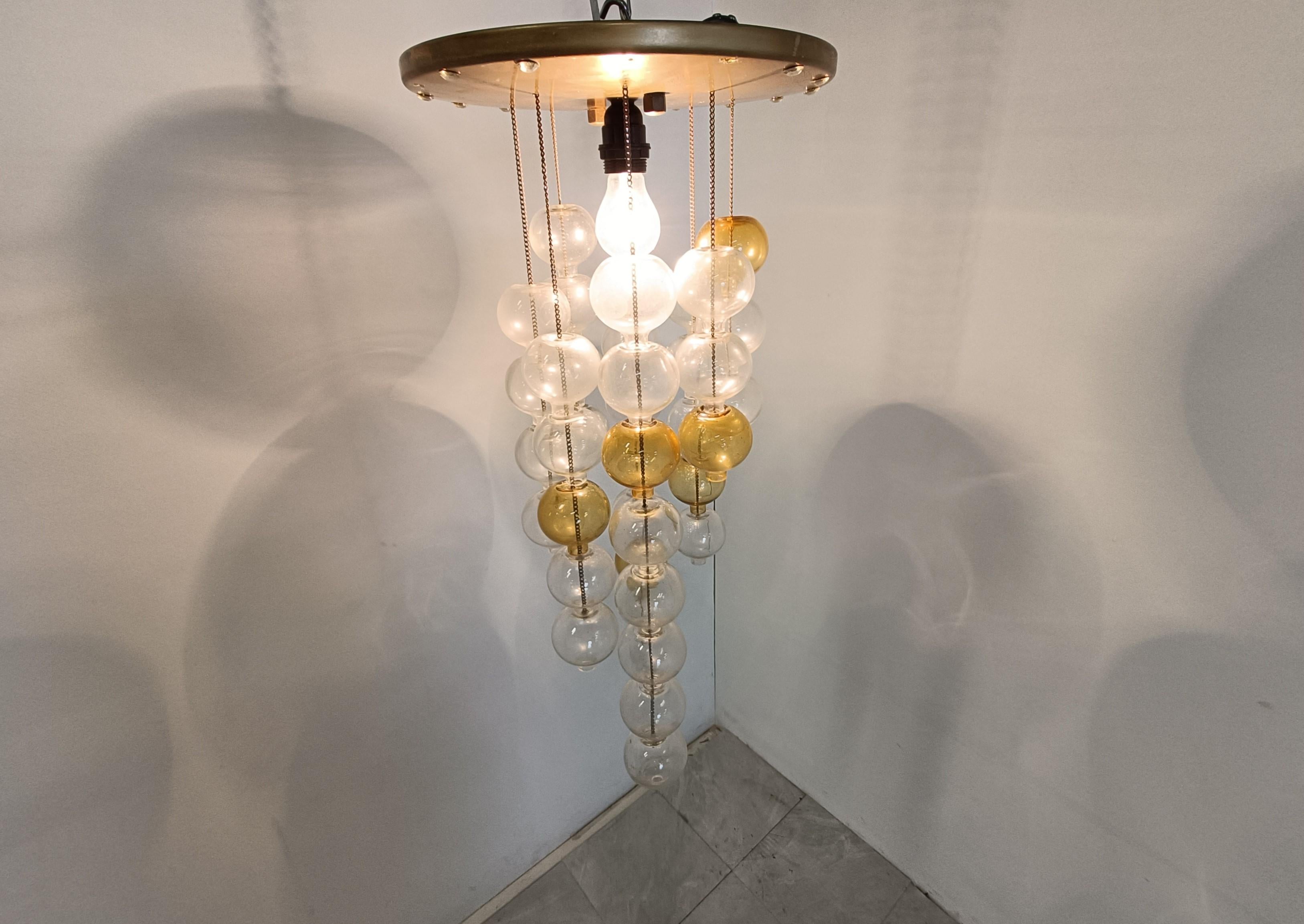 Austrian Tulipan Ceiling Light by Kalmar, 1960s For Sale