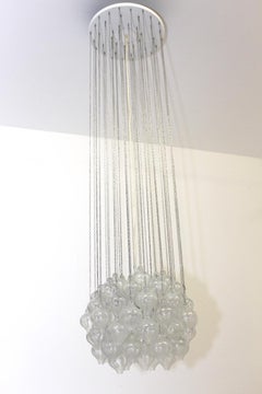 Tulipan Chandelier by J.T. Kalmar, 1960s