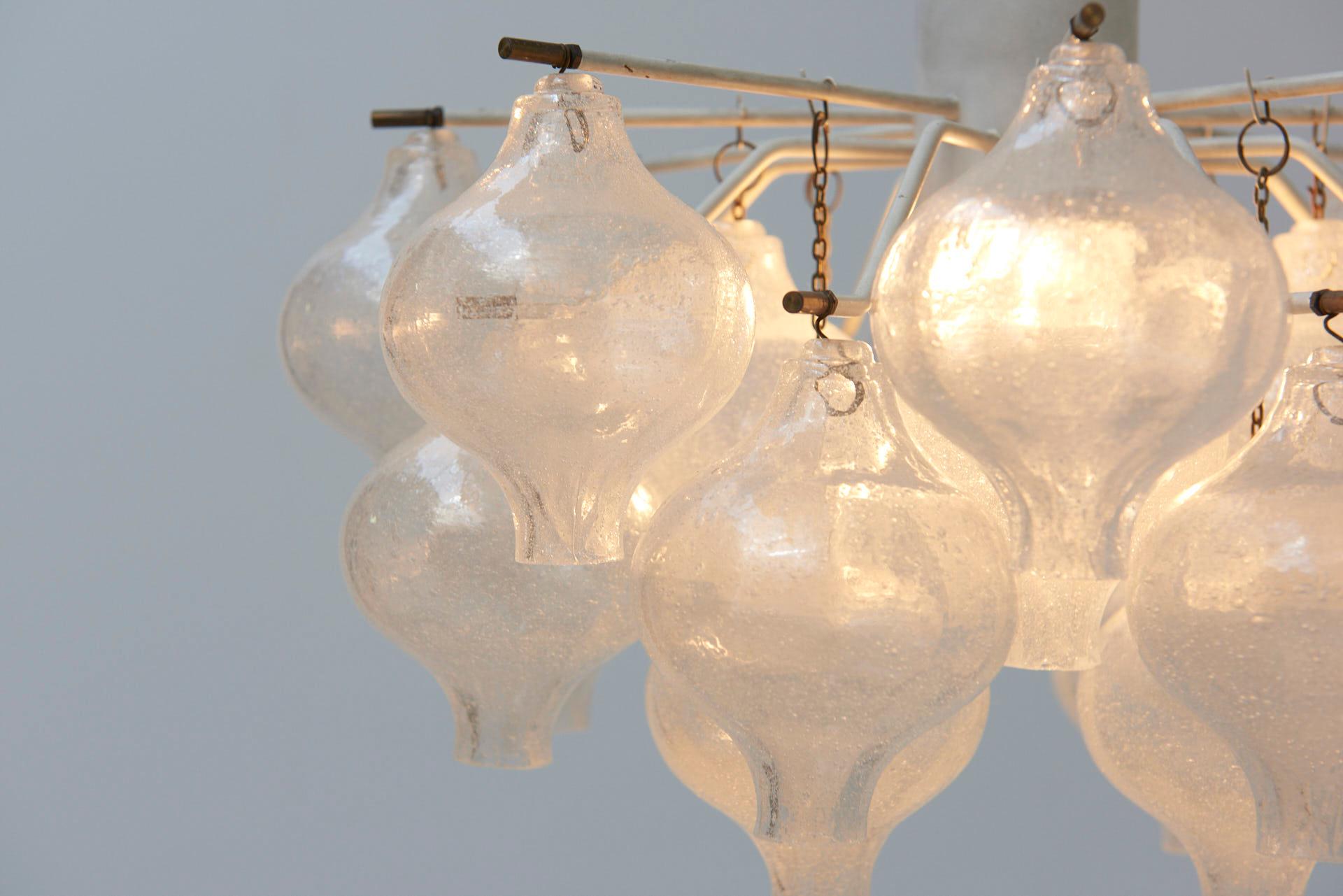 Mid-Century Modern Tulipan Chandelier by J.T. Kalmar, 1960s