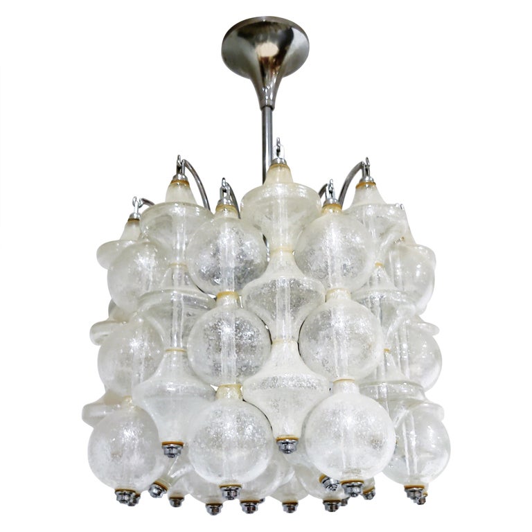 Tulipan Chandelier by Kalmar, 1960s For Sale at 1stDibs
