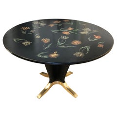 "Tulipani" Fornasetti Dining or Centre Table, Italy, 1950s