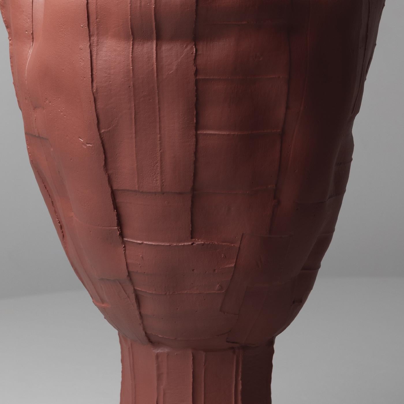 Italiano Tulipano Ciotola Corteccia B15/Vaso Cioccolato in vendita