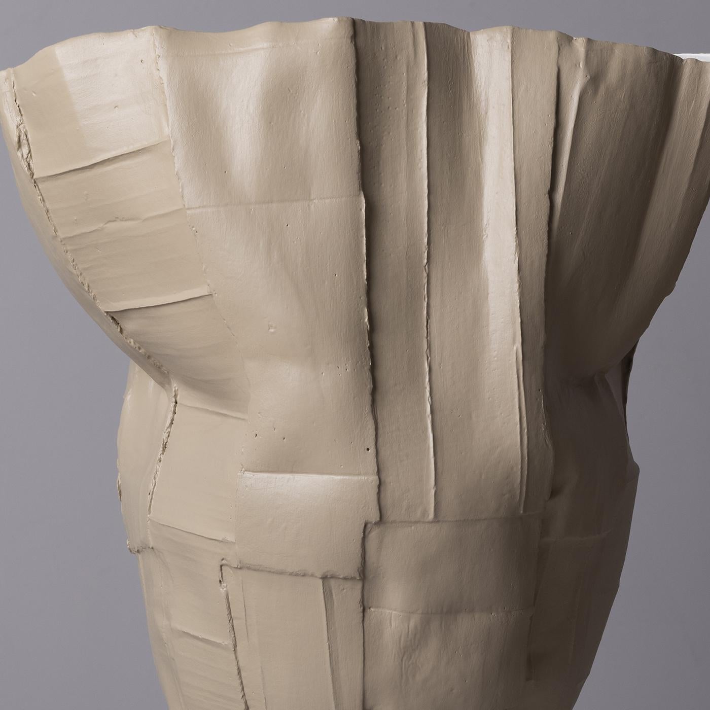 Ceramica Tulipano Ciotola Gigante Corteccia B17/Vaso Sabbia Chiaro in vendita