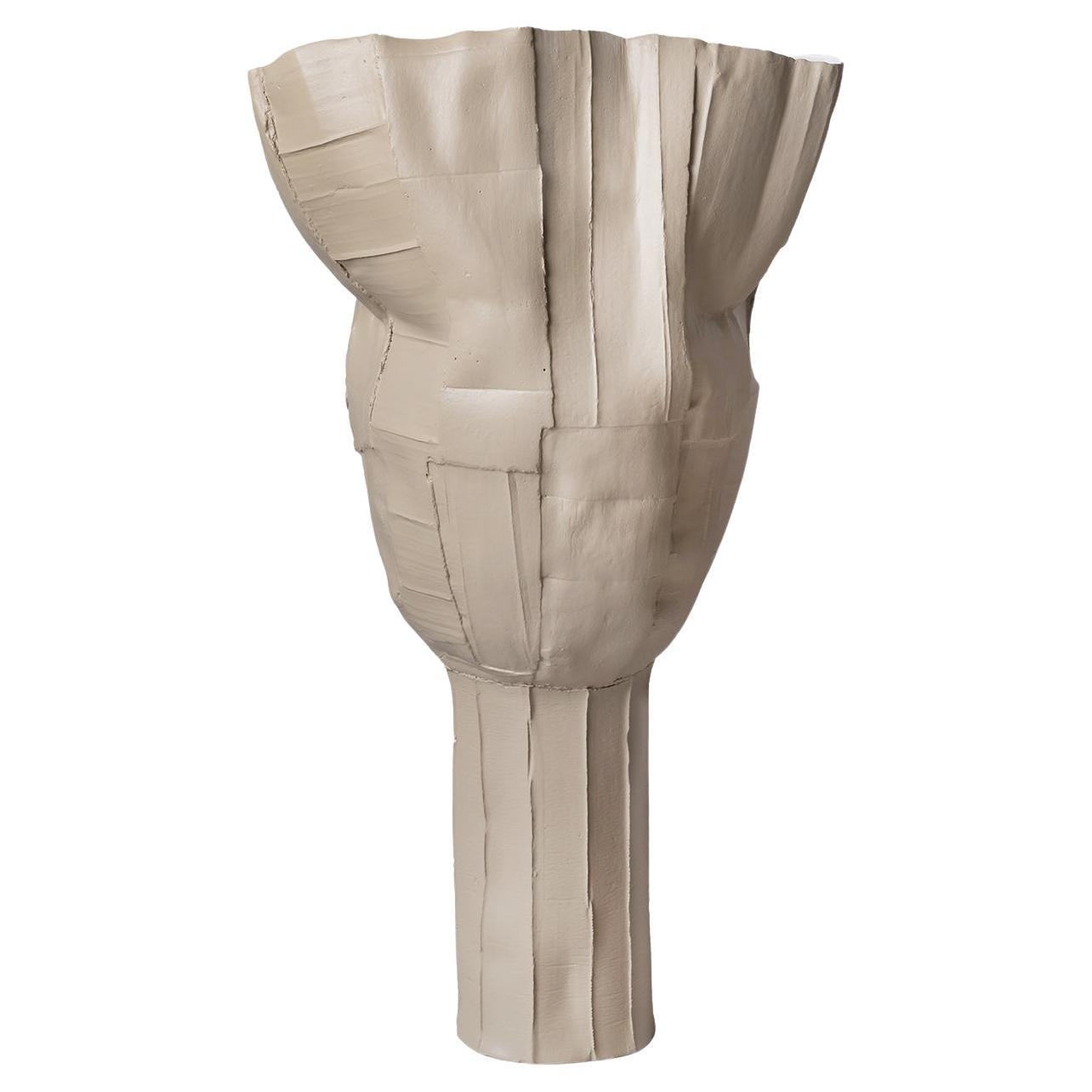 Tulipano Ciotola Gigante Corteccia B17/Vaso Sabbia Chiaro