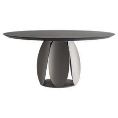 Tulipano Large Round Laguna Oak Table