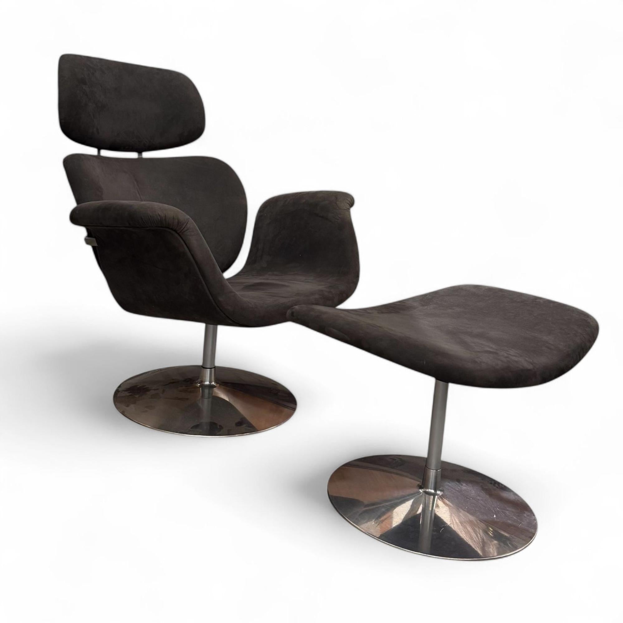 Fauteuil Tulipe Modèle F545 de Pierre Paulin, publié par Artifort, vers 1970 Bon état - En vente à NICE, FR
