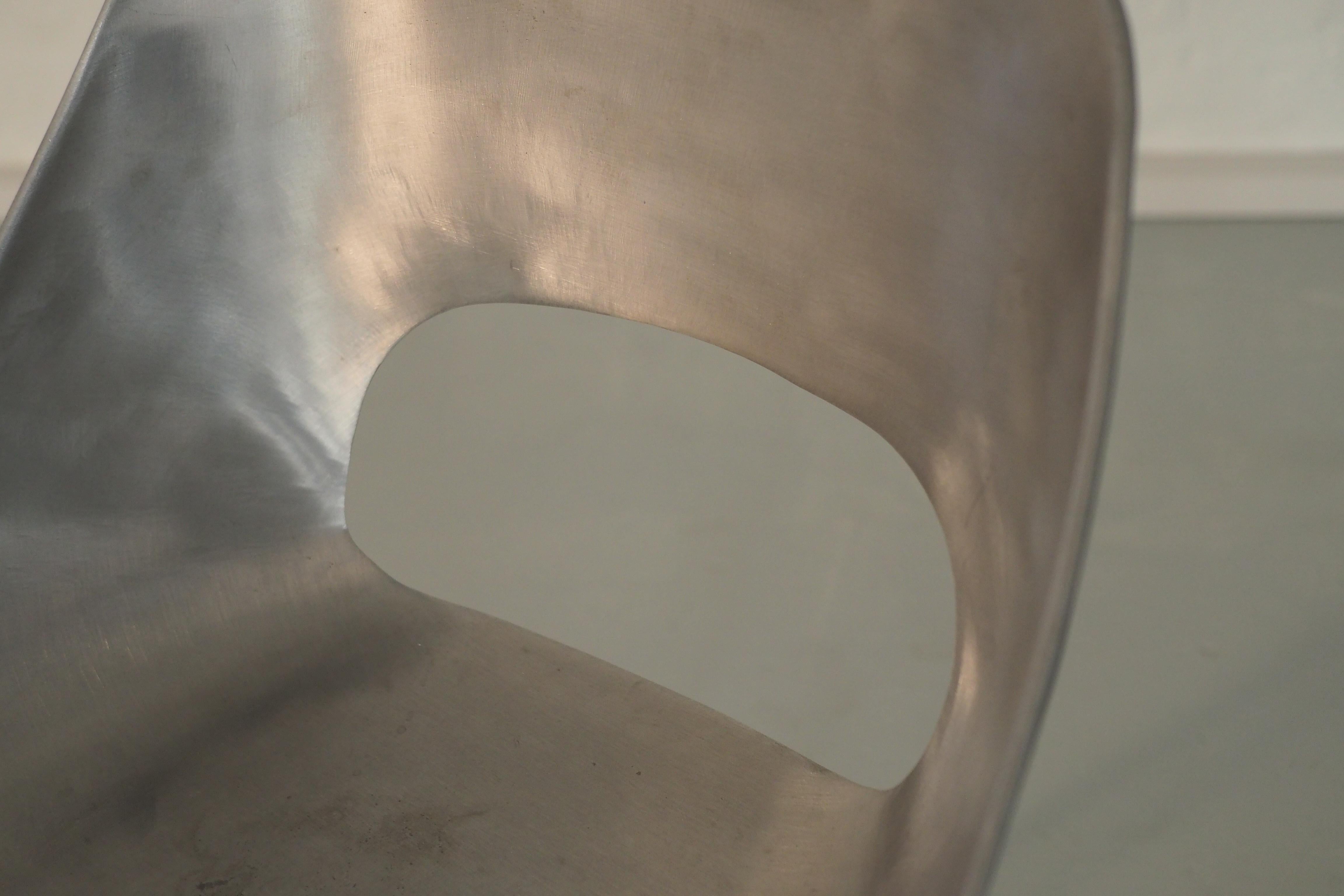 Aluminum Tulipe by Pierre Guariche for Steiner