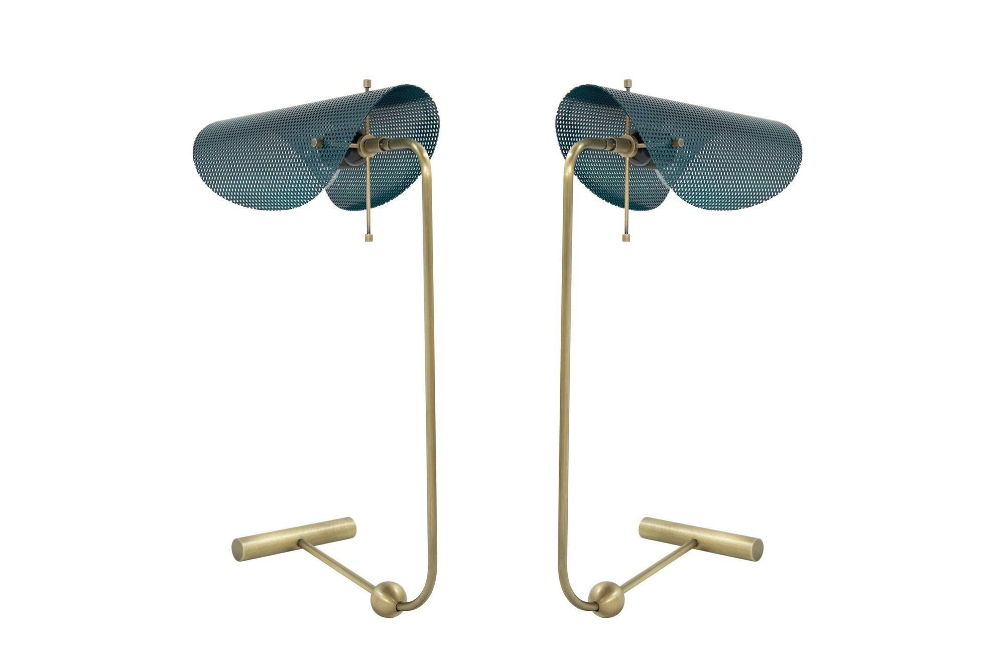 Américain Lampes de table tulle en vente