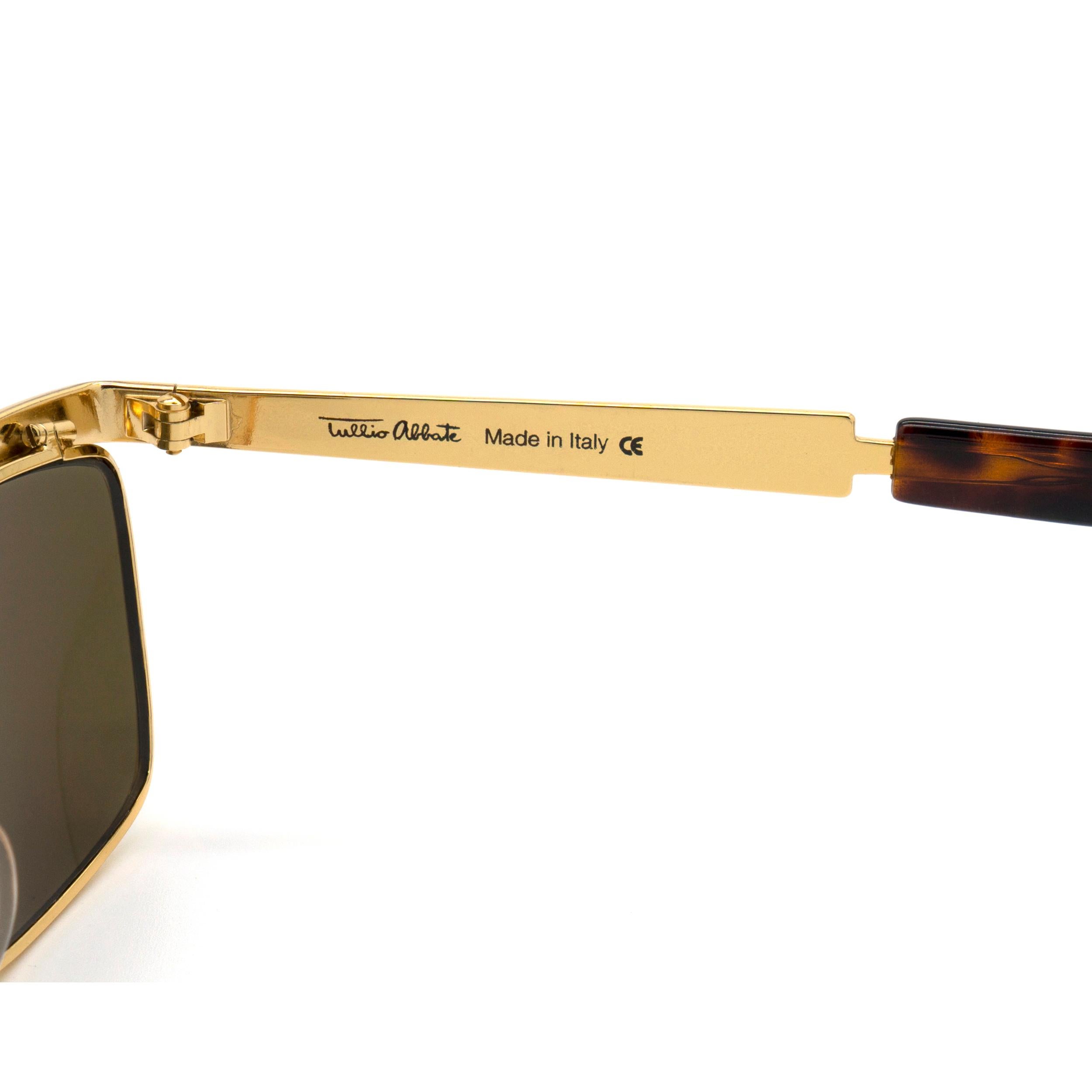 Tullio Abbate Rectangular Sunglasses  In New Condition In Santa Clarita, CA