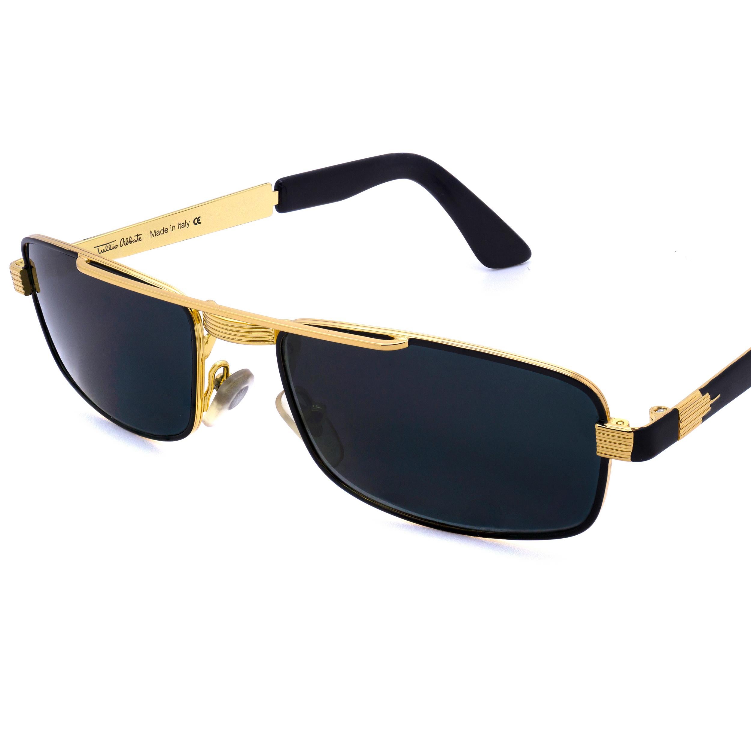 Tullio Abbate Rectangular Sunglasses  In New Condition For Sale In Santa Clarita, CA