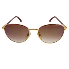 Occhiali da sole vintage rotondi Tullio Abbate