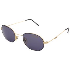 Vintage Tullio Abbate Ultra-Lightweight Hexagonal Sunglasses