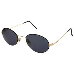 Tullio Abbate Ultra-Leichtgewichtige ovale Sonnenbrille