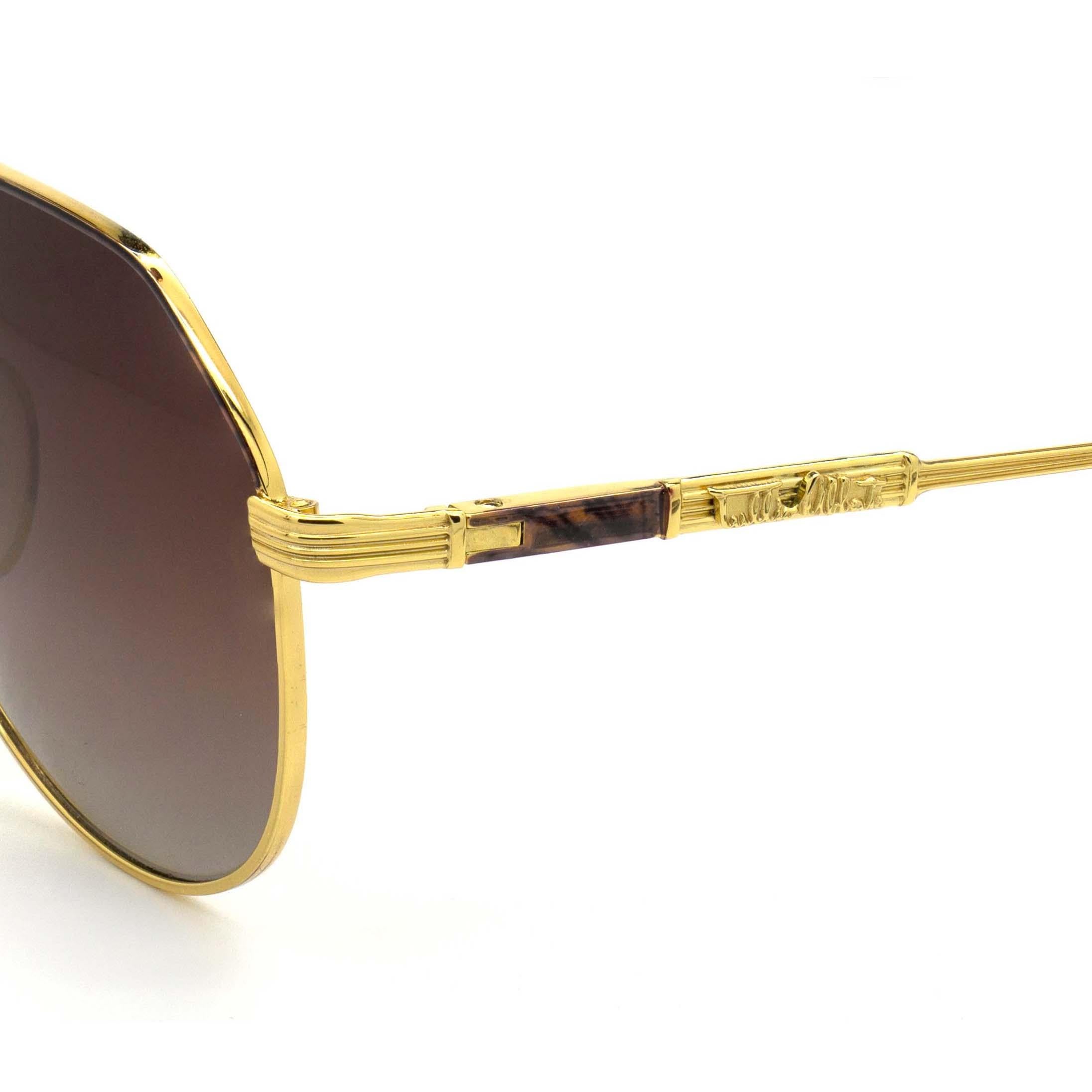 Lunettes de soleil aviateur vintage Tullio Abbate Neuf - En vente à Santa Clarita, CA