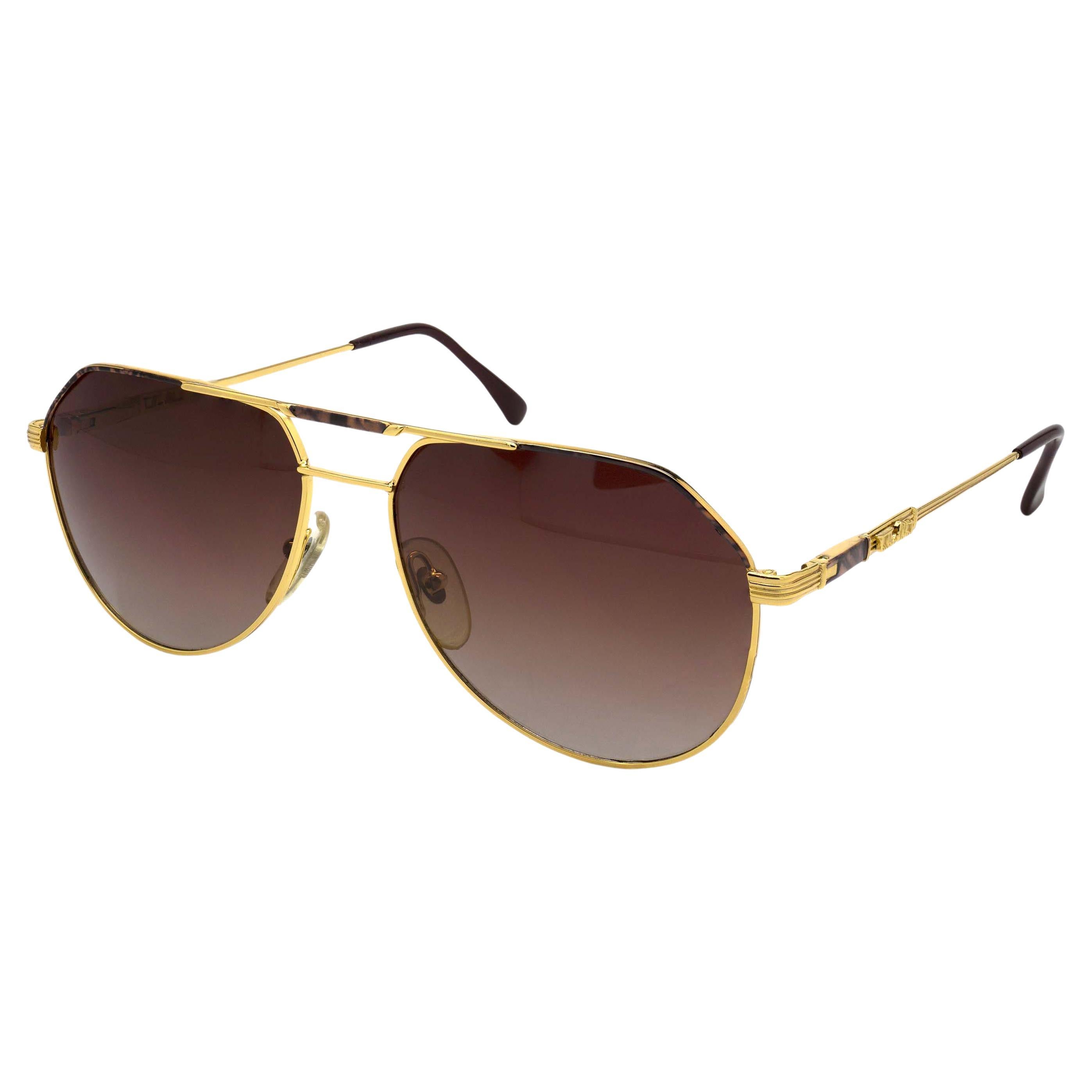 Lunettes de soleil aviateur vintage Tullio Abbate en vente