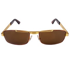 Occhiali da sole vintage di Tullio Abbate con barra sopraccigliare