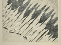 Shadow of Camels - Etching by Tullio Diamanti - 1980