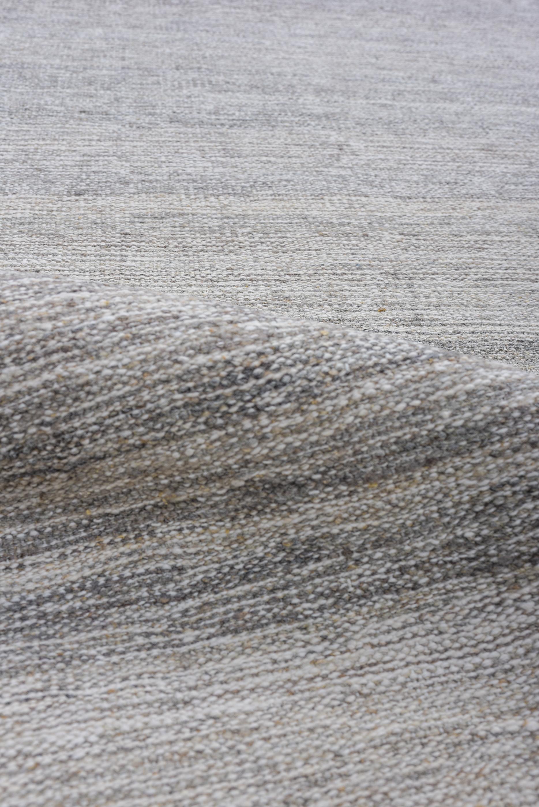 Wool Tulu in Slate Gray For Sale