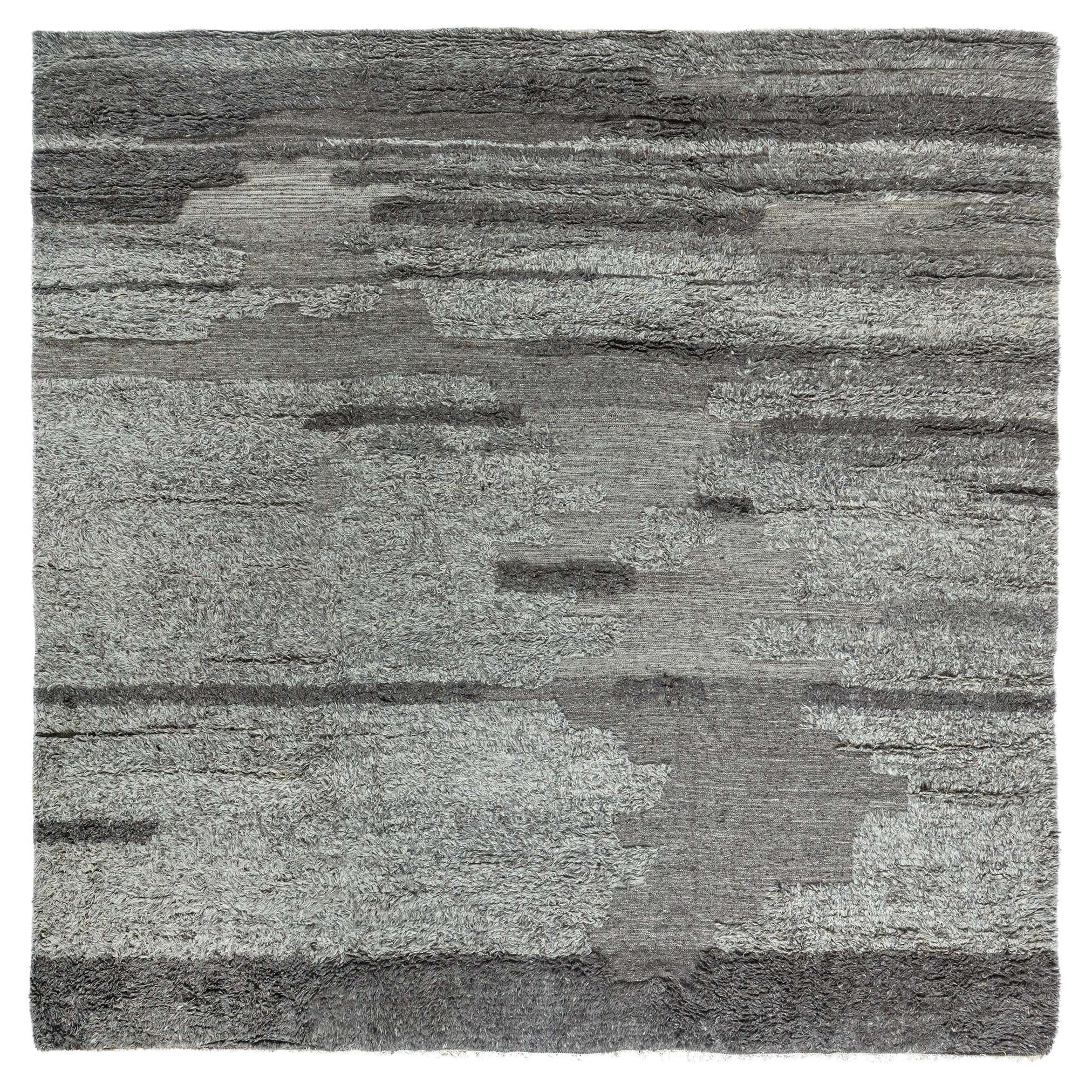 Tappeto in lana moderno astratto Tulu Nadu
Grey Stratum
di Doris Leslie Blau
