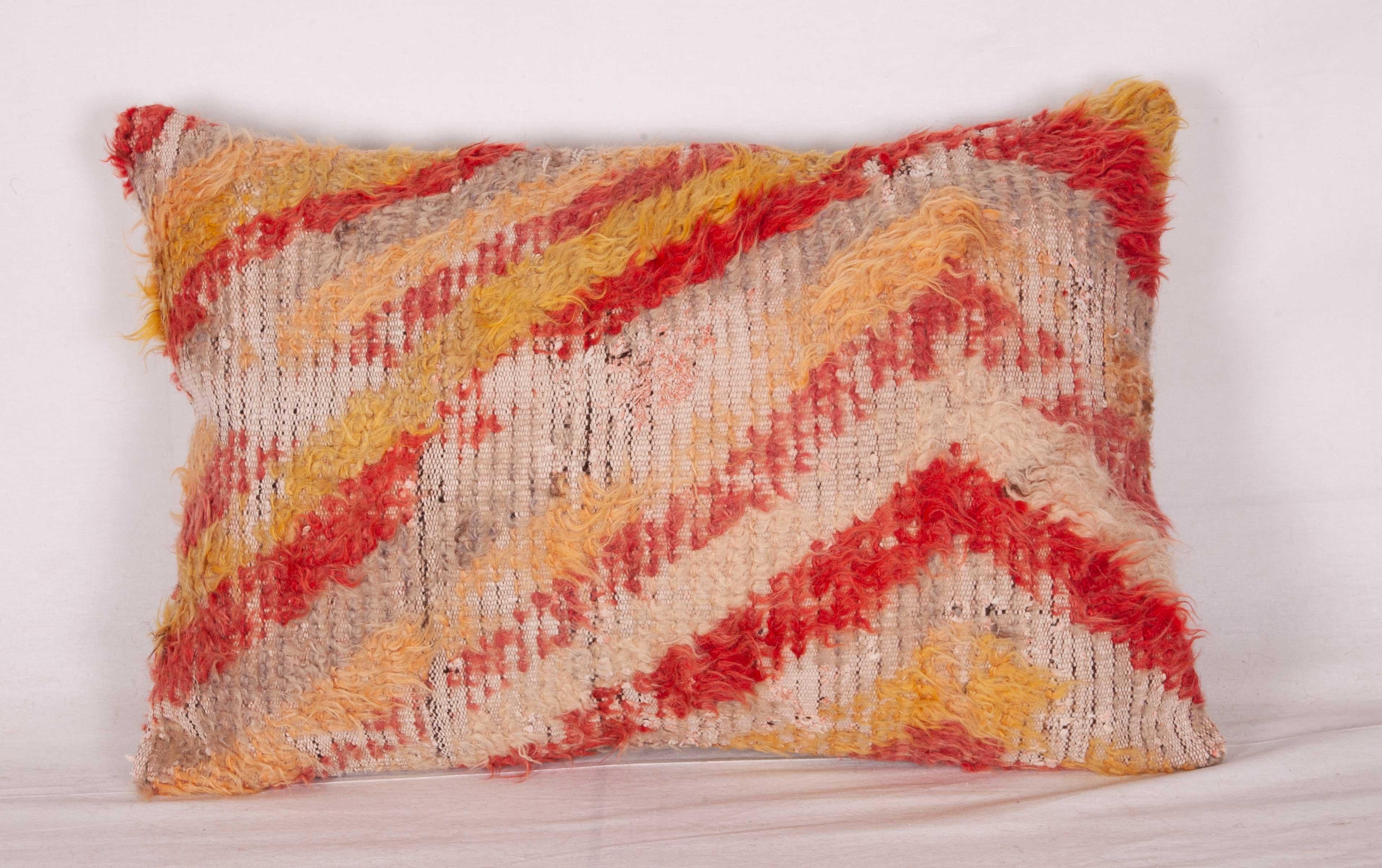 Hand-Woven Tulu Pillow Cases Fashioned from a Mid-20th Century Tulu Rug For Sale