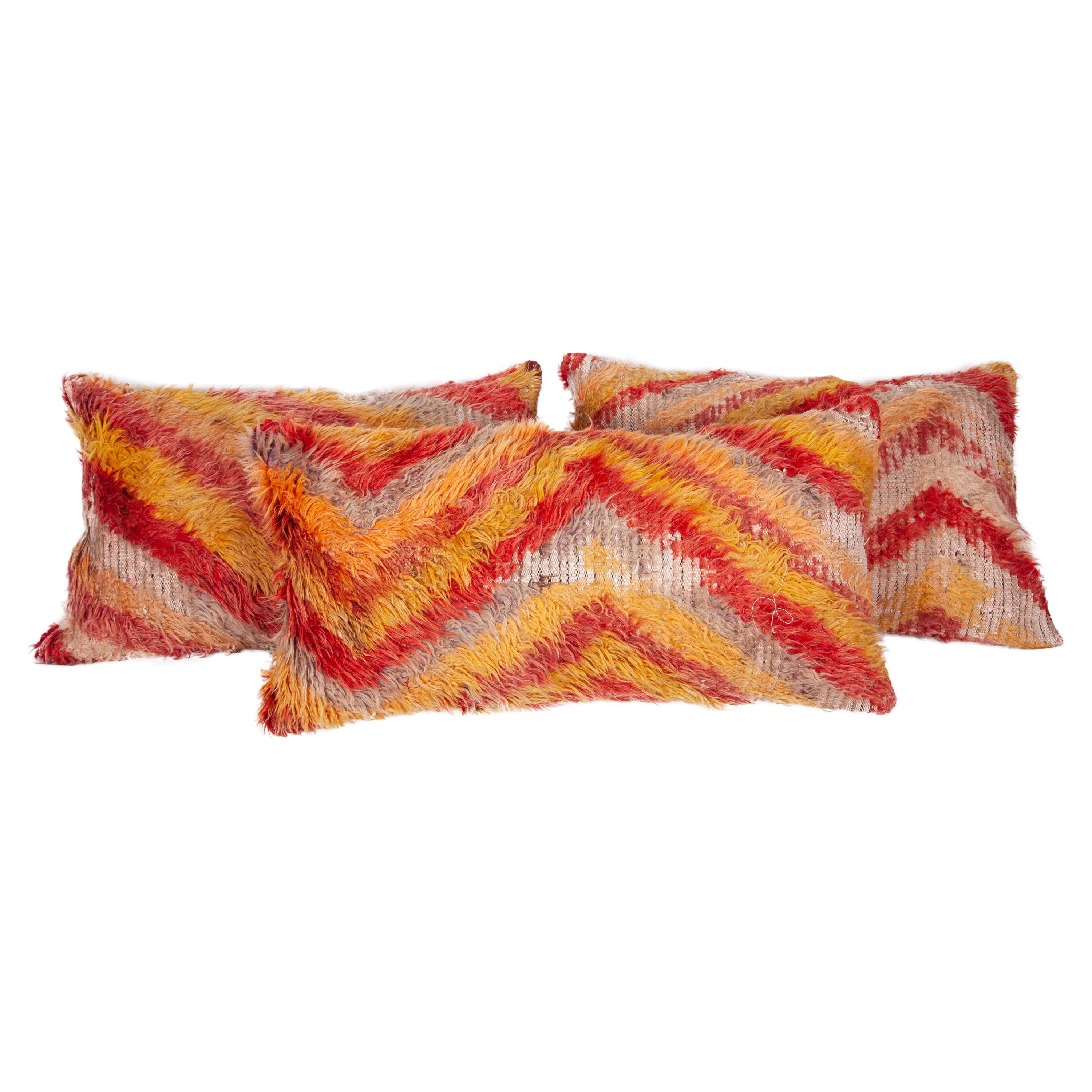 Tulu Pillow Cases Fashioned from a Mid-20th Century Tulu Rug