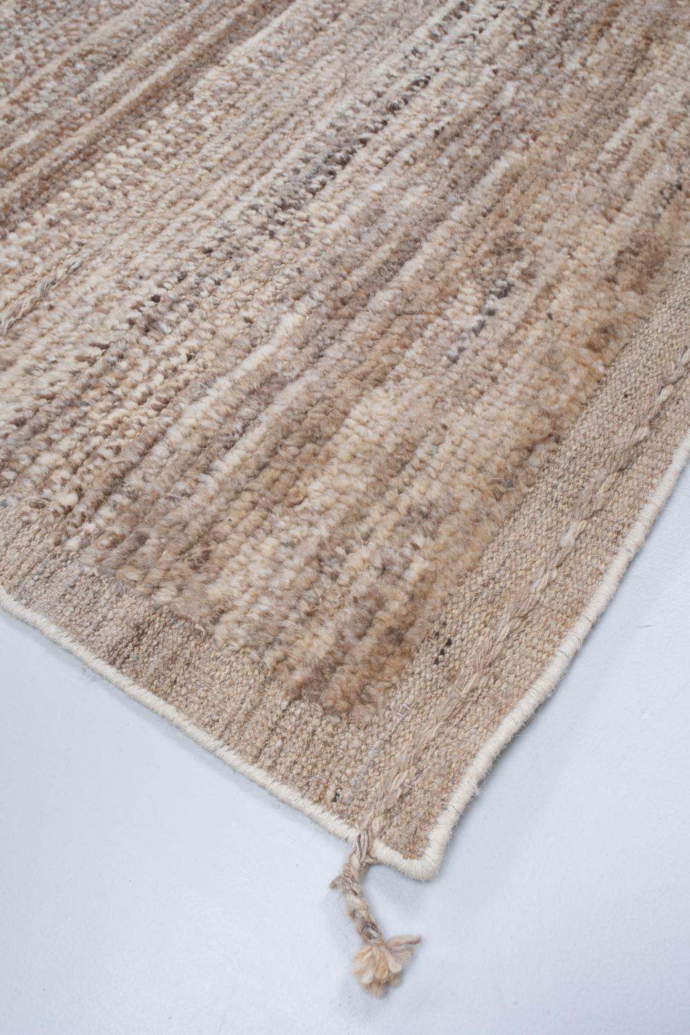 Contemporary Modern Textural Tulu Rug For Sale