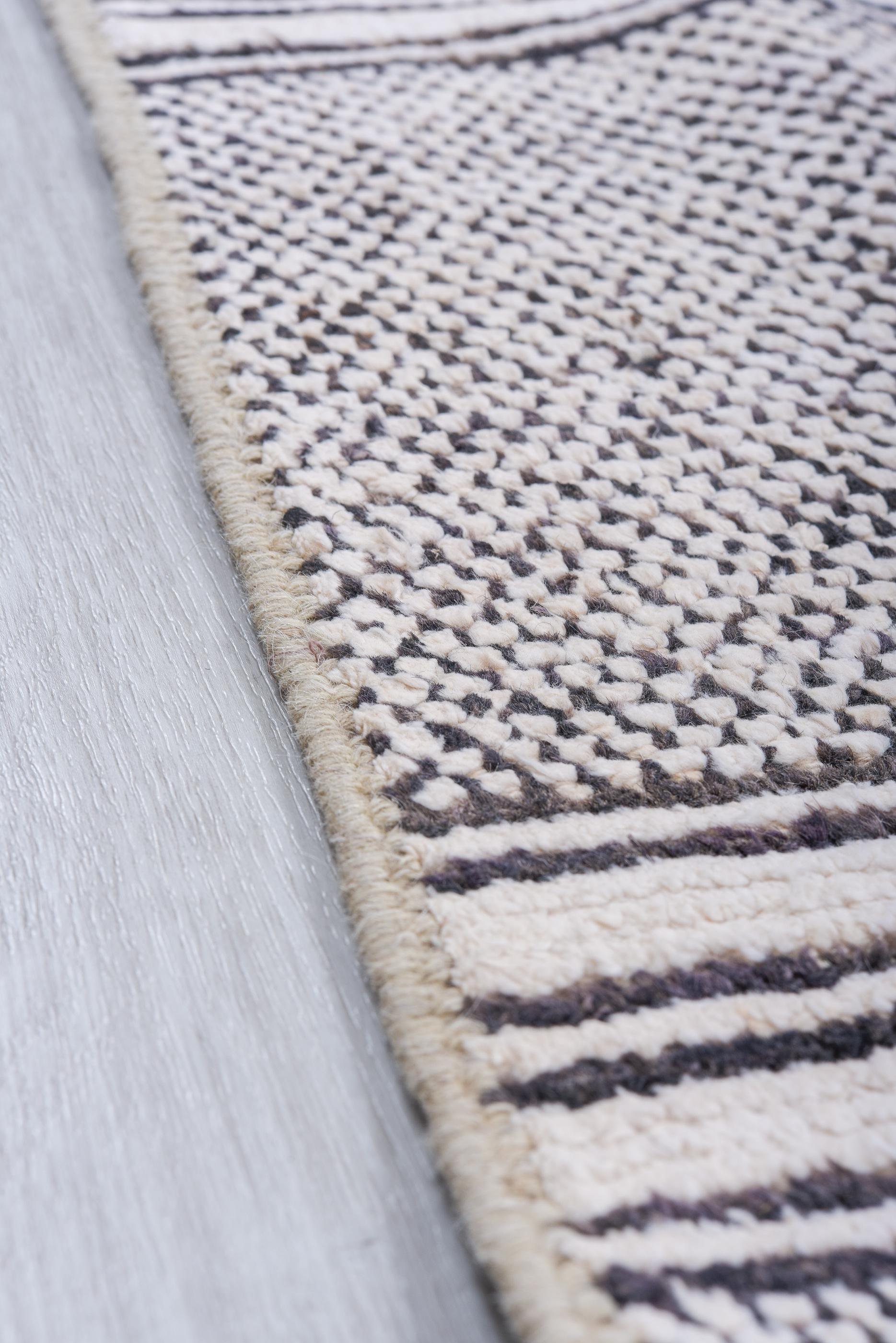 Tulu Rug Grey Multi Stripe Heather Hues For Sale 1