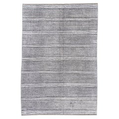 Tulu Teppich Grau Multi Stripe Heather Hues