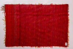 Vintage Turkish Tulu Carpet, Hand-Knotted Wool, Soft Shag, Circa 1920