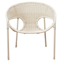 Tulum Outdoor Woven Dining Chair WHITE