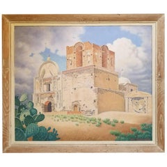 Tumacacori Mission Painting by William Norris Dakin