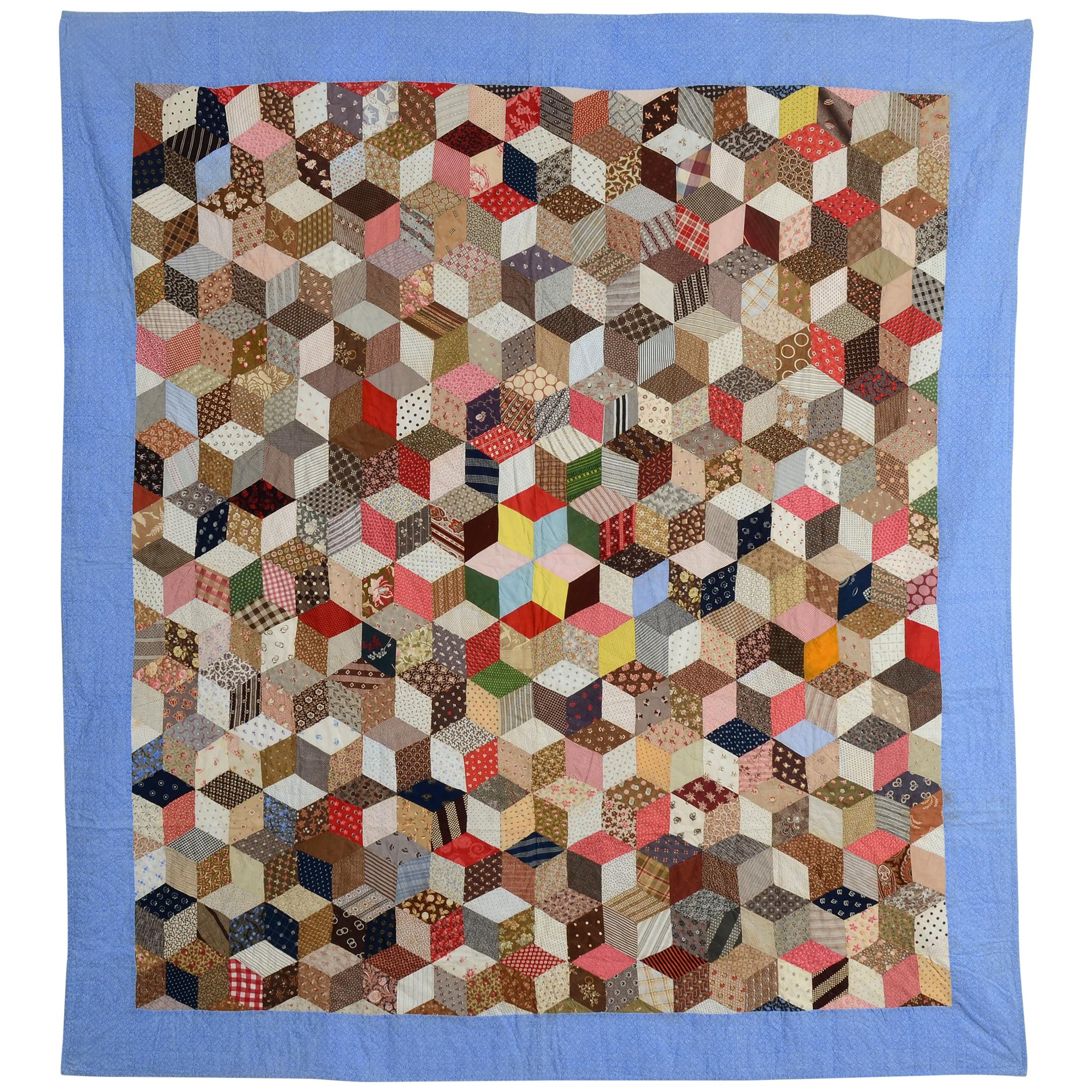 Tumbling Blocks Quilt