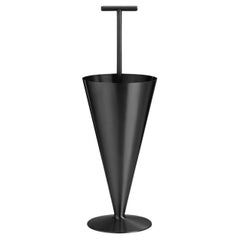 Tumbrella Brass Black Umbrella Stand by Ghidini 1961