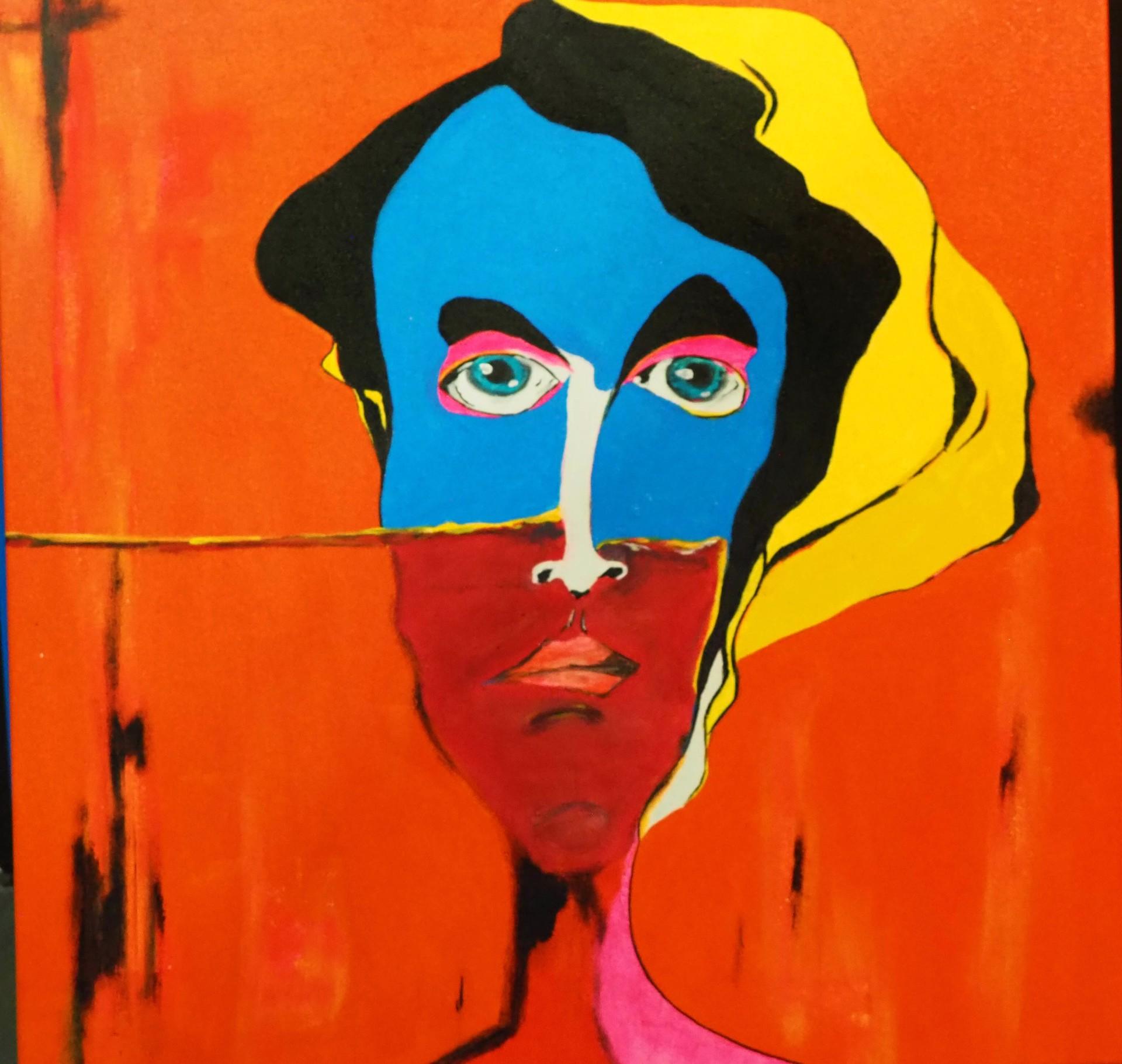 Portrait Series II - Painting by Tumelo Michael Moloi